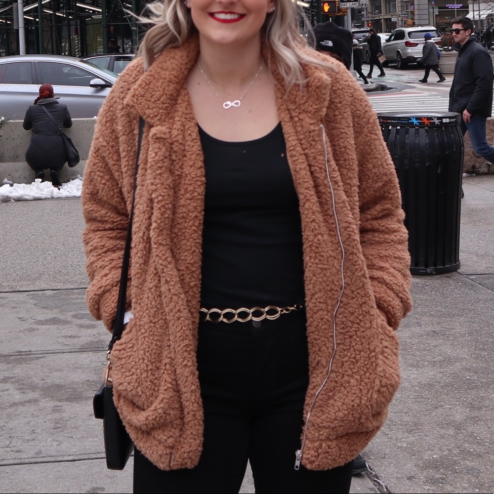 New Teddy Jacket New with tags size XL. Runs small